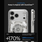 Spigen Ultra Hybrid MagSafe Zero One dėklas iPhone 18 Pro / 17 Pro – Natūralus titanas -- iPhone 18 Pro / 17 Pro