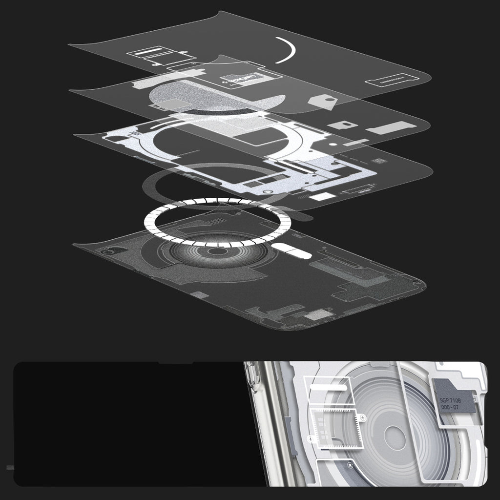 Spigen Ultra Hybrid MagSafe Zero One dėklas iPhone 18 Pro / 17 Pro – Baltas -- iPhone 18 Pro / 17 Pro