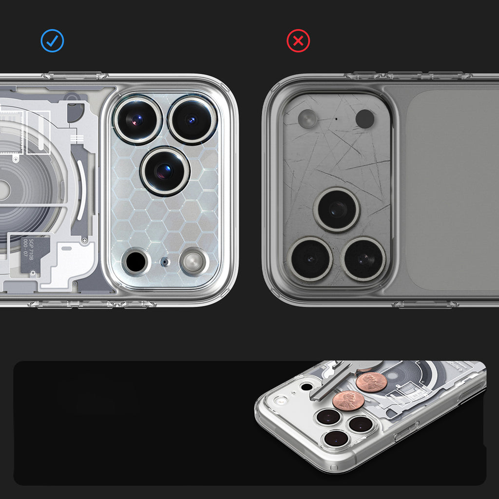 Spigen Ultra Hybrid MagSafe Zero One dėklas iPhone 18 Pro / 17 Pro – Baltas -- iPhone 18 Pro / 17 Pro