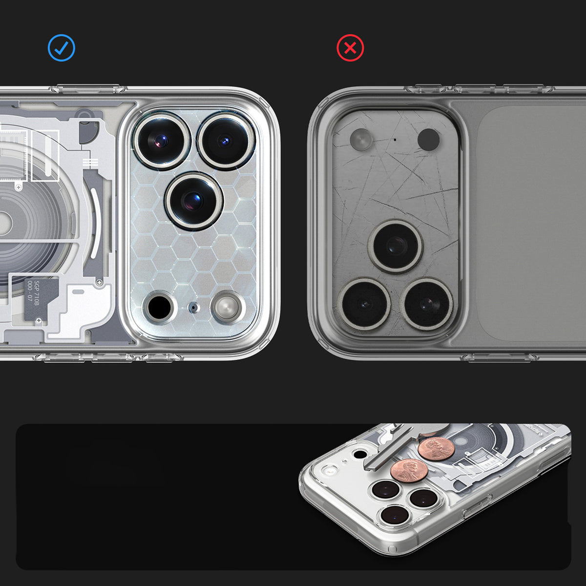 Spigen Ultra Hybrid MagSafe Zero One dėklas iPhone 18 Pro / 17 Pro – Baltas -- iPhone 18 Pro / 17 Pro