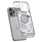 Spigen Ultra Hybrid MagSafe Zero One dėklas iPhone 18 Pro / 17 Pro – Baltas -- iPhone 18 Pro / 17 Pro