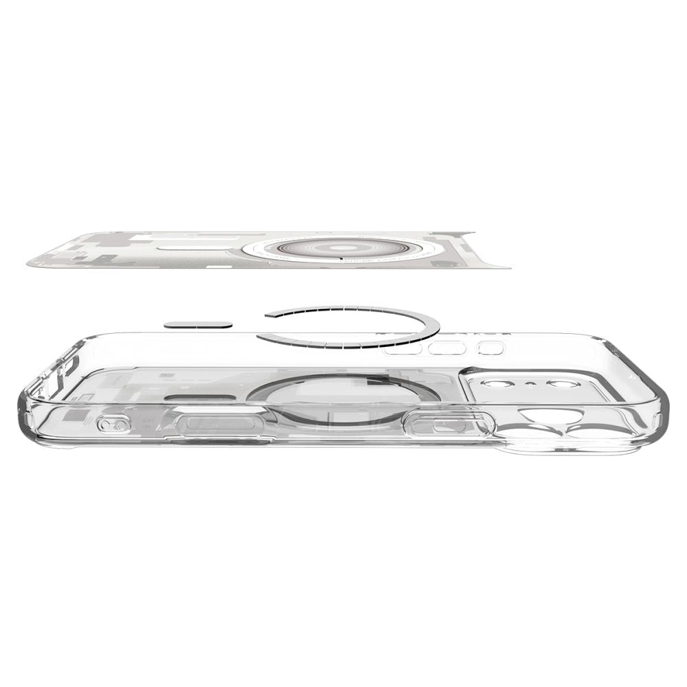 Spigen Ultra Hybrid MagSafe Zero One dėklas iPhone 18 Pro / 17 Pro – Baltas -- iPhone 18 Pro / 17 Pro