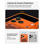 Spigen Ultra Hybrid MagSafe dėklas iPhone 18 Pro Max / 17 Pro Max – Oranžinis -- iPhone 18 Pro Max / 17 Pro Max