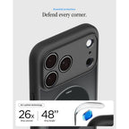 Spigen Ultra Hybrid MagSafe dėklas iPhone 18 Pro Max / 17 Pro Max – juodas -- iPhone 18 Pro Max / 17 Pro Max