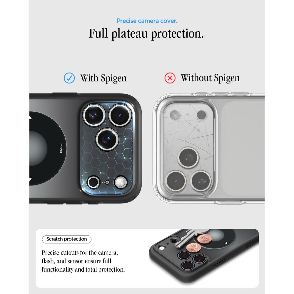 Spigen Ultra Hybrid MagSafe dėklas iPhone 18 Pro Max / 17 Pro Max – juodas -- iPhone 18 Pro Max / 17 Pro Max