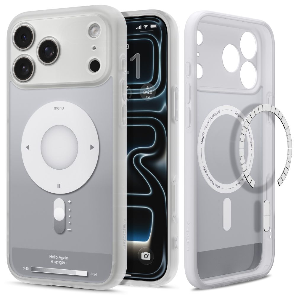 Spigen Ultra Hybrid MagSafe dėklas iPhone 18 Pro Max / 17 Pro Max - sidabras -- iPhone 18 Pro Max / 17 Pro Max