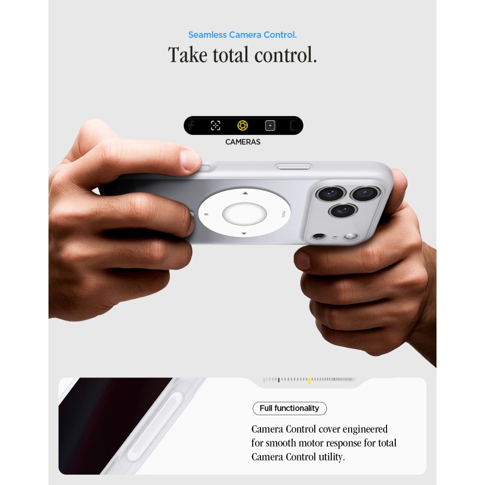 Spigen Ultra Hybrid MagSafe dėklas iPhone 18 Pro Max / 17 Pro Max - sidabras -- iPhone 18 Pro Max / 17 Pro Max