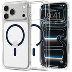 Spigen Ultra Hybrid MagSafe dėklas iPhone 18 Pro Max / 17 Pro Max - skaidrus tamsiai mėlynas -- iPhone 18 Pro Max / 17...