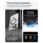 Spigen Ultra Hybrid MagSafe dėklas iPhone 18 Pro Max / 17 Pro Max - skaidrus tamsiai mėlynas -- iPhone 18 Pro Max / 17...