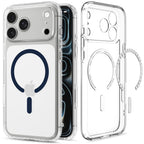 Spigen Ultra Hybrid MagSafe dėklas iPhone 18 Pro Max / 17 Pro Max - skaidrus tamsiai mėlynas -- iPhone 18 Pro Max / 17...