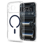 Spigen Ultra Hybrid MagSafe dėklas iPhone 18 Pro Max / 17 Pro Max - skaidrus tamsiai mėlynas -- iPhone 18 Pro Max / 17...