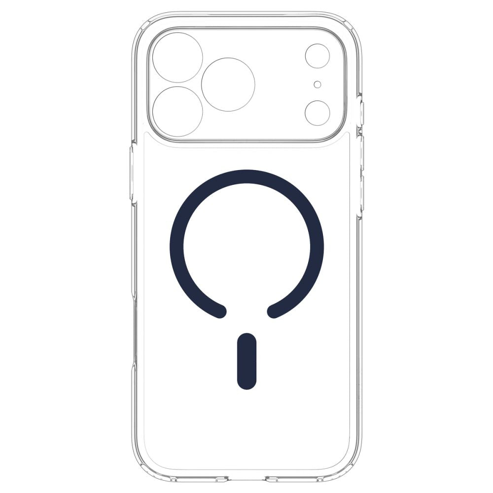 Spigen Ultra Hybrid MagSafe dėklas iPhone 18 Pro Max / 17 Pro Max - skaidrus tamsiai mėlynas -- iPhone 18 Pro Max / 17...