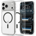 Spigen Ultra Hybrid MagSafe dėklas iPhone 18 Pro Max / 17 Pro Max - skaidrus grafitas -- iPhone 18 Pro Max / 17 Pro Max