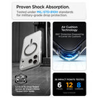 Spigen Ultra Hybrid MagSafe dėklas iPhone 18 Pro Max / 17 Pro Max - skaidrus grafitas -- iPhone 18 Pro Max / 17 Pro Max