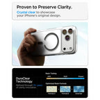 Spigen Ultra Hybrid MagSafe dėklas iPhone 18 Pro Max / 17 Pro Max - skaidrus grafitas -- iPhone 18 Pro Max / 17 Pro Max