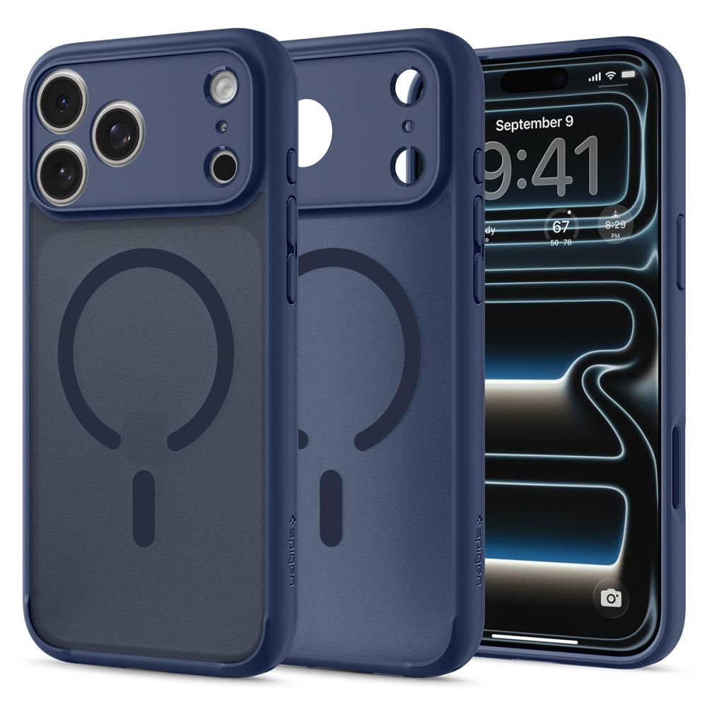 Spigen Ultra Hybrid MagSafe dėklas iPhone 18 Pro Max / 17 Pro Max - tamsiai mėlynas -- iPhone 18 Pro Max / 17 Pro Max