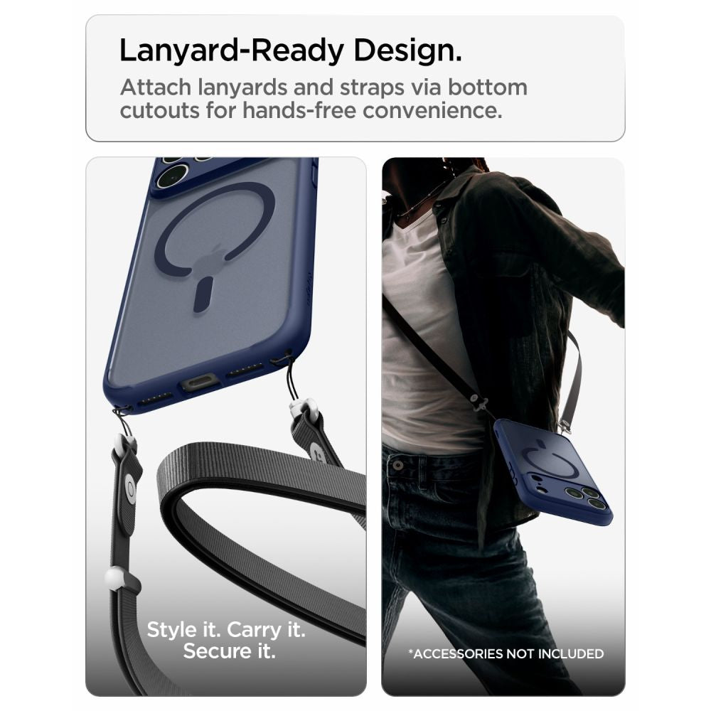Spigen Ultra Hybrid MagSafe dėklas iPhone 18 Pro Max / 17 Pro Max - tamsiai mėlynas -- iPhone 18 Pro Max / 17 Pro Max