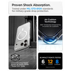 Spigen Ultra Hybrid MagSafe dėklas skirtas iPhone 18 Pro Max / 17 Pro Max - šerkšno balta -- iPhone 18 Pro Max / 17 Pro Max