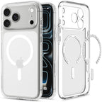Spigen Ultra Hybrid MagSafe dėklas skirtas iPhone 18 Pro Max / 17 Pro Max - šerkšno balta -- iPhone 18 Pro Max / 17 Pro Max