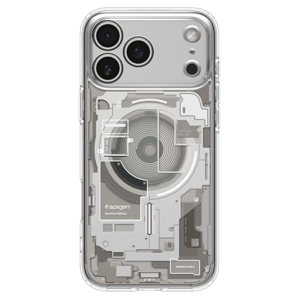 Spigen Ultra Hybrid MagSafe Zero One dėklas skirtas iPhone 18 Pro Max / 17 Pro Max - titanas -- iPhone 18 Pro Max / 17...