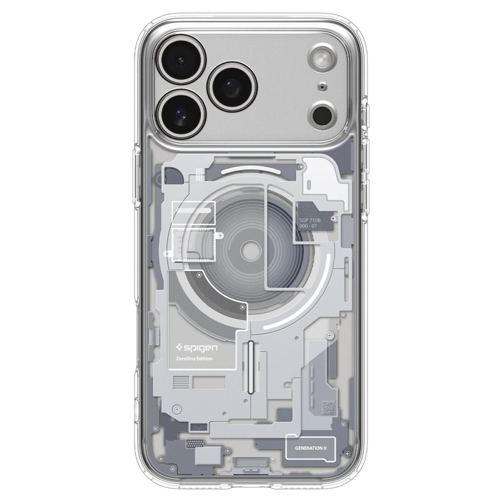 Spigen Ultra Hybrid MagSafe Zero One dėklas skirtas iPhone 18 Pro Max / 17 Pro Max - baltas -- iPhone 18 Pro Max / 17 Pro Max