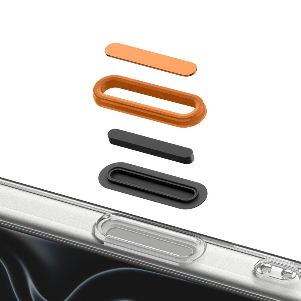 Spigen Ultra Hybrid MagSafe dėklas iPhone 18 Pro / 17 Pro - Oranžinis -- iPhone 18 Pro / iPhone 17 Pro