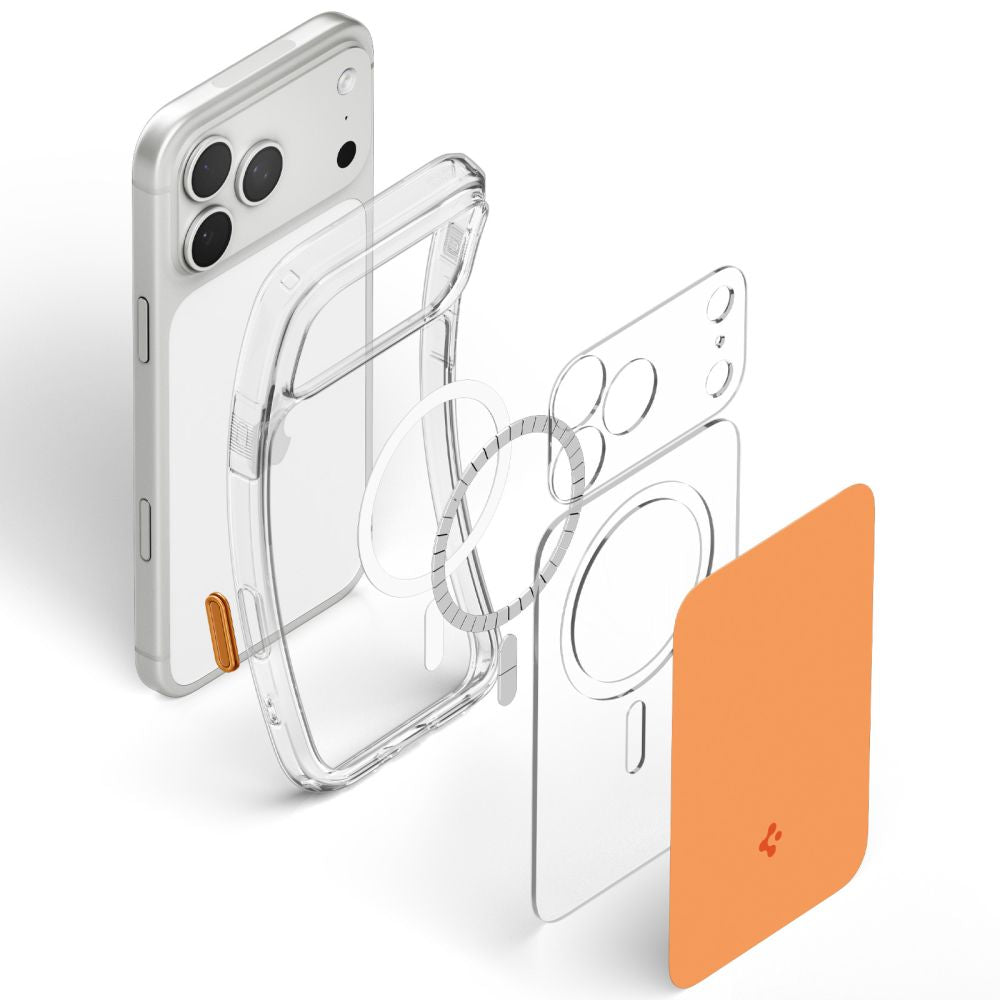 Spigen Ultra Hybrid MagSafe dėklas iPhone 18 Pro Max / 17 Pro Max - Oranžinis -- iPhone 18 Pro Max / iPhone 17 Pro Max