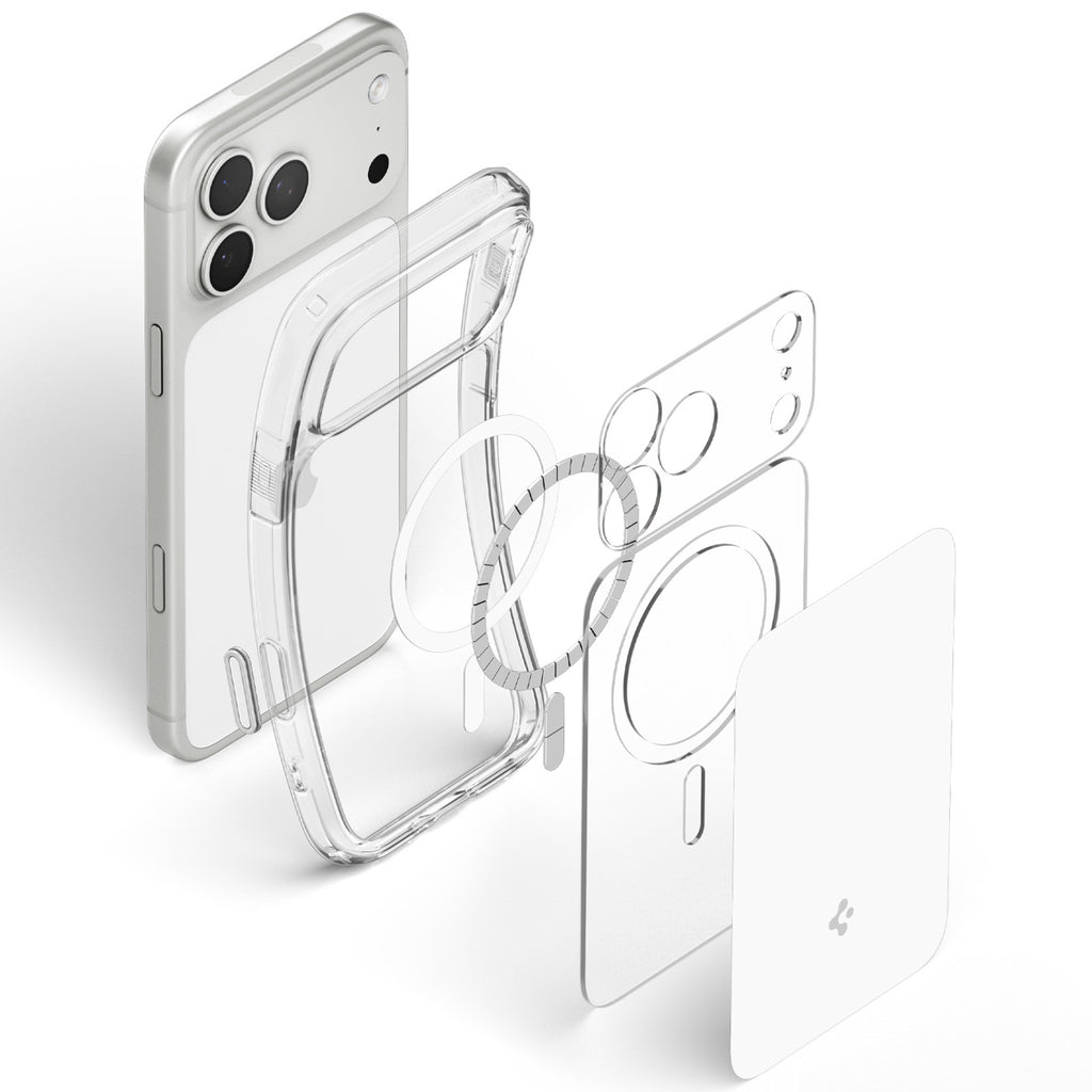 Spigen Ultra Hybrid MagSafe dėklas iPhone 18 Pro Max / 17 Pro Max - Balta -- iPhone 18 Pro Max / iPhone 17 Pro Max