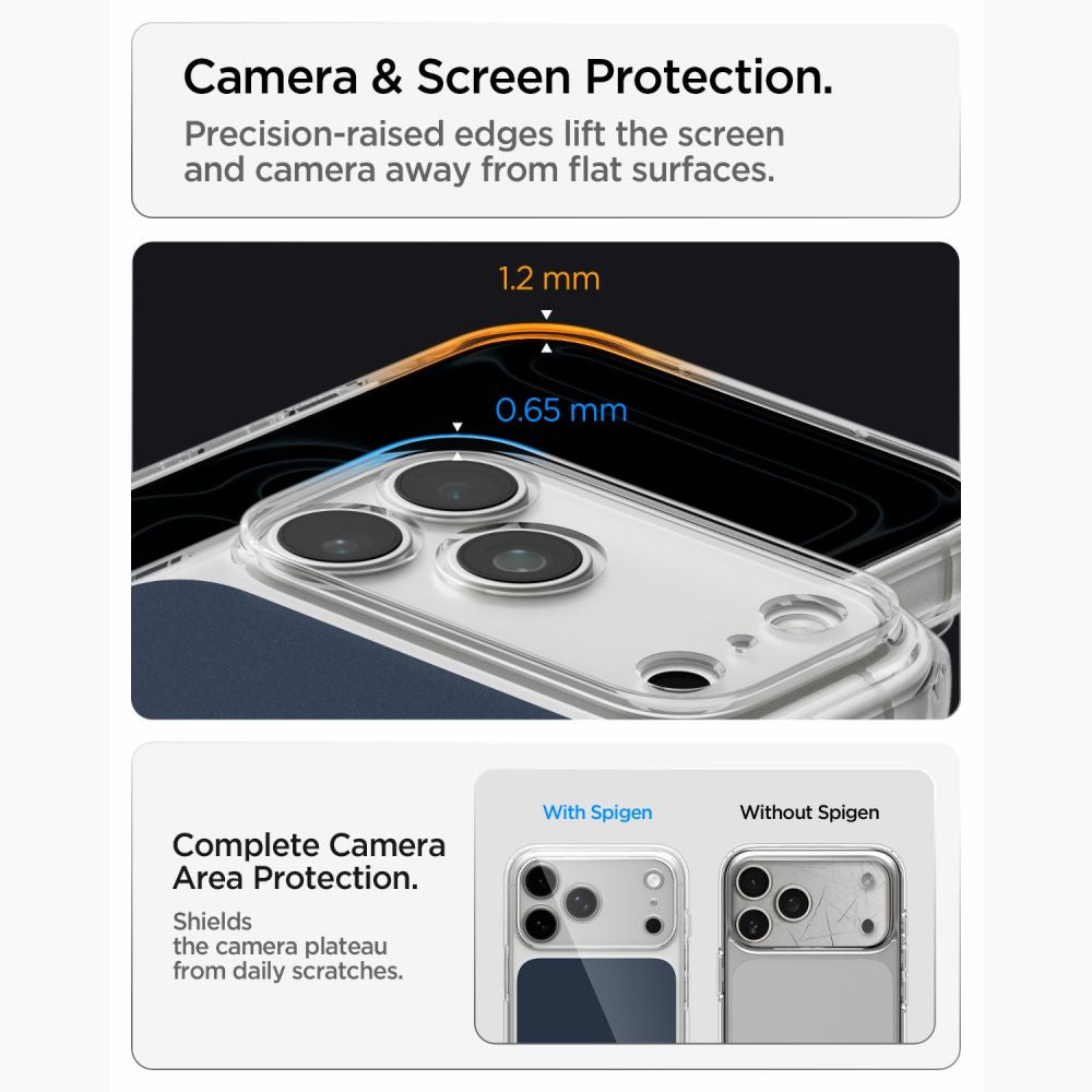 Spigen Ultra Hybrid MagSafe dėklas iPhone 18 Pro Max / 17 Pro Max - Matinis mėlynas -- iPhone 18 Pro Max / iPhone 17 Pro Max