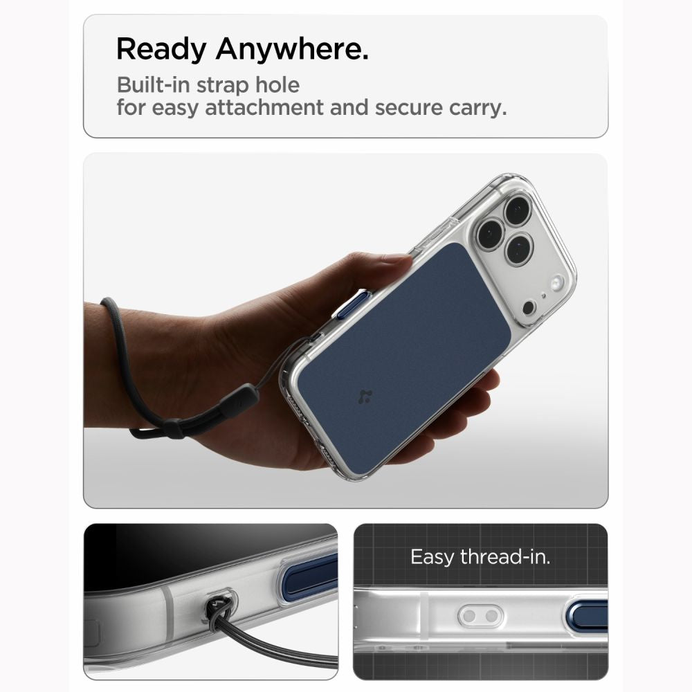 Spigen Ultra Hybrid MagSafe dėklas iPhone 18 Pro Max / 17 Pro Max - Matinis mėlynas -- iPhone 18 Pro Max / iPhone 17 Pro Max