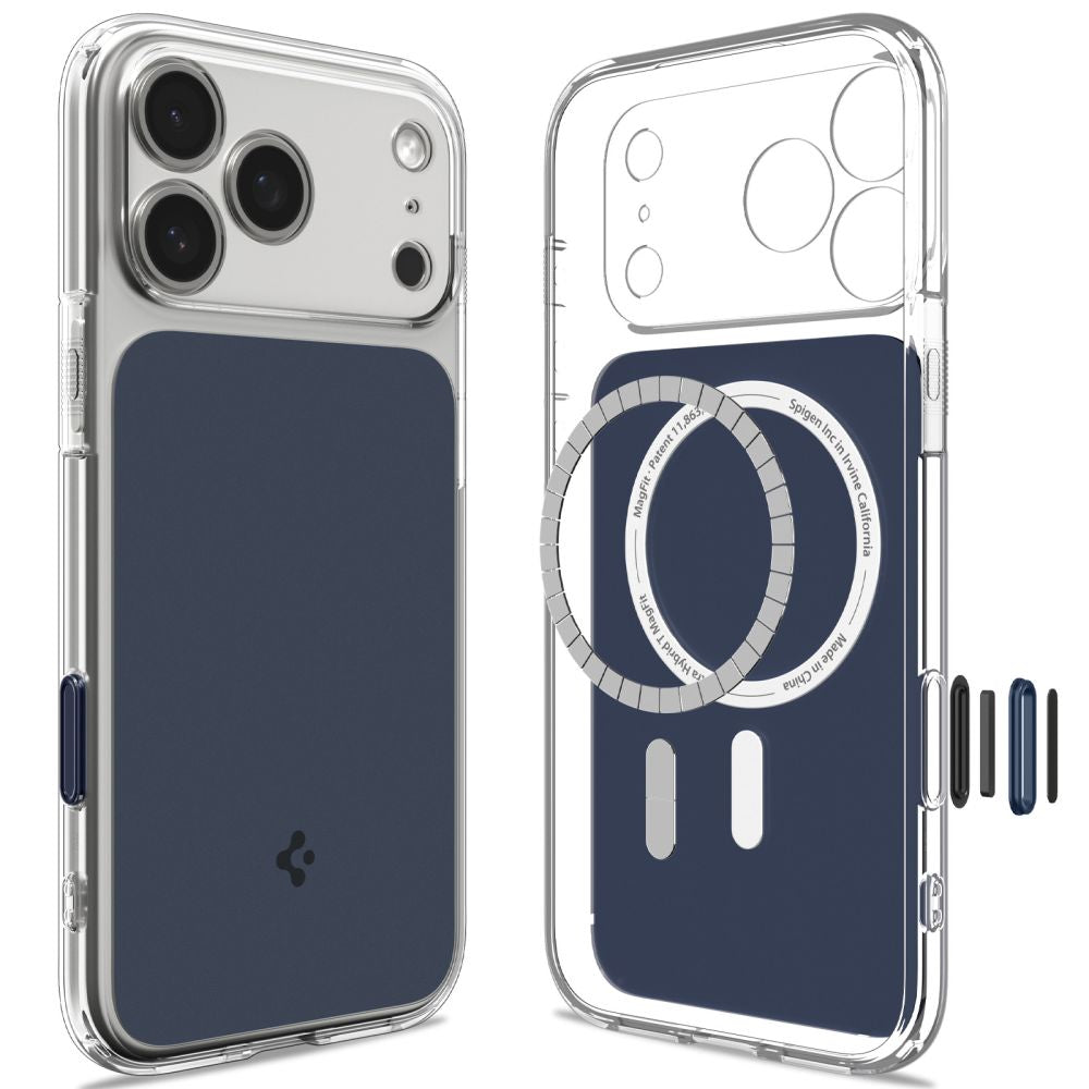 Spigen Ultra Hybrid MagSafe dėklas iPhone 18 Pro Max / 17 Pro Max - Matinis mėlynas -- iPhone 18 Pro Max / iPhone 17 Pro Max