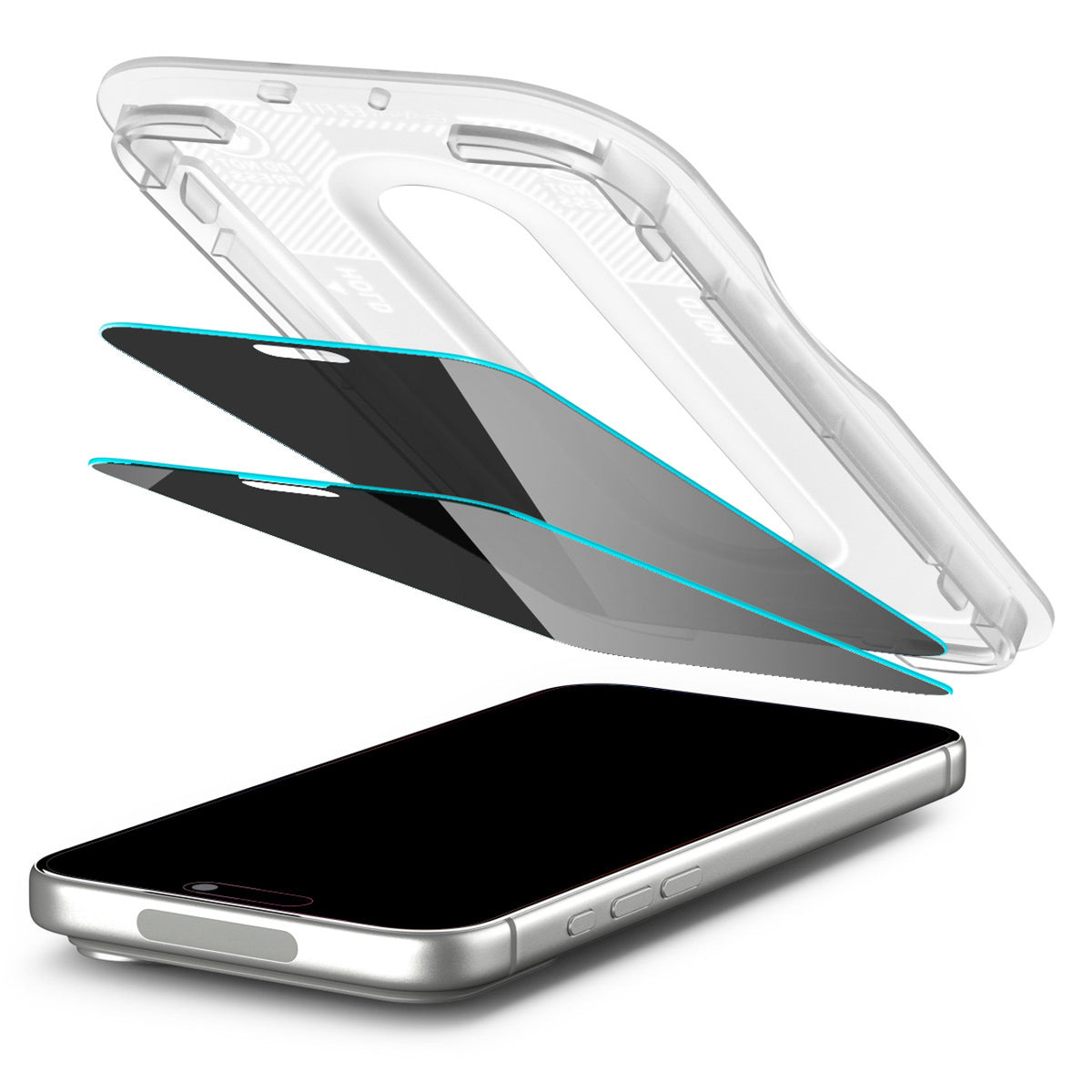 Spigen Glas.tR EZ Fit Pro HD AC 2 pakuotė privatumo grūdintas stiklas iPhone 18 Pro Max -- iPhone 18 Pro Max