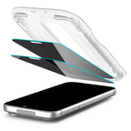 Spigen Glas.tR EZ Fit Pro HD AC 2 pakuotė privatumo grūdintas stiklas iPhone 18 Pro Max -- iPhone 18 Pro Max