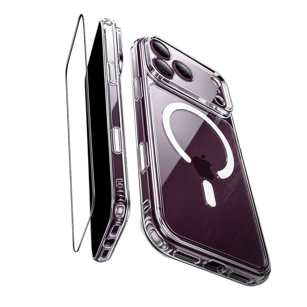 ESR Classic Hybrid MagSafe dėklas iPhone 18 Pro / 17 Pro - Skaidri -- iPhone 18 Pro / iPhone 17 Pro
