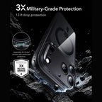 ESR Classic Hybrid MagSafe dėklas iPhone 18 Pro Max / 17 Pro Max - Skaidrus juodas -- iPhone 18 Pro Max / iPhone 17 Pro Max
