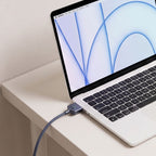 Tech-Protect MMC01 Ultraboost USB-C / MagSafe 3 140W 300cm kabelis MacBook - Tamsiai mėlyna -- MacBook