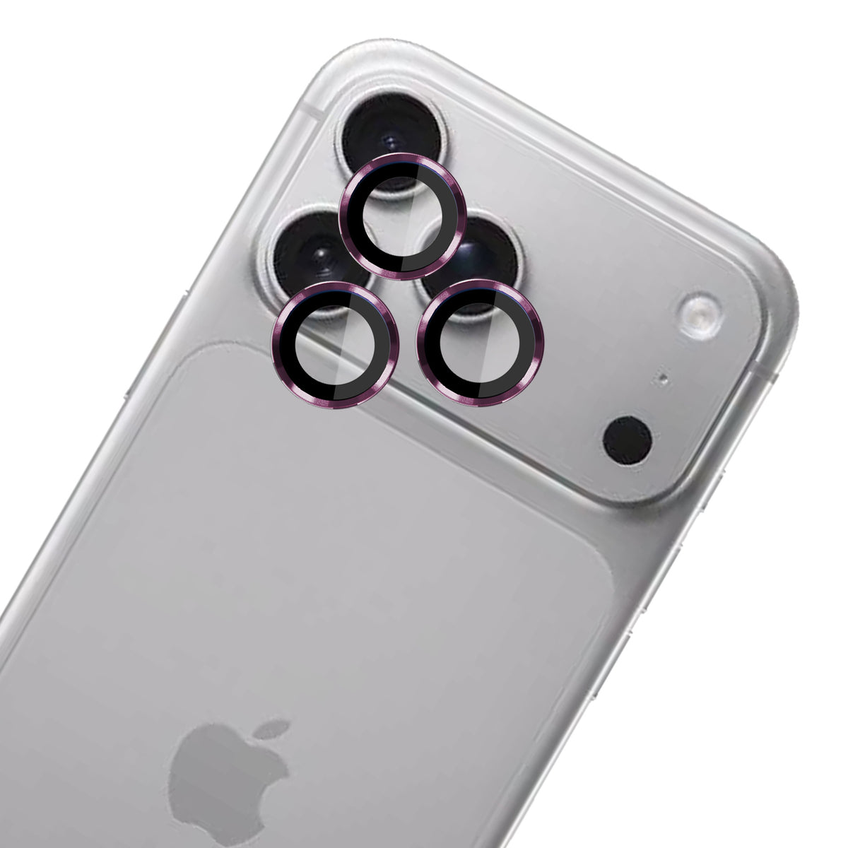 Stiklas objektyvui 3mk Lens Protection Pro, grūdintas, skirtas iPhone 18 Pro / 18 Pro Max – bordo -- iPhone 18 Pro /...