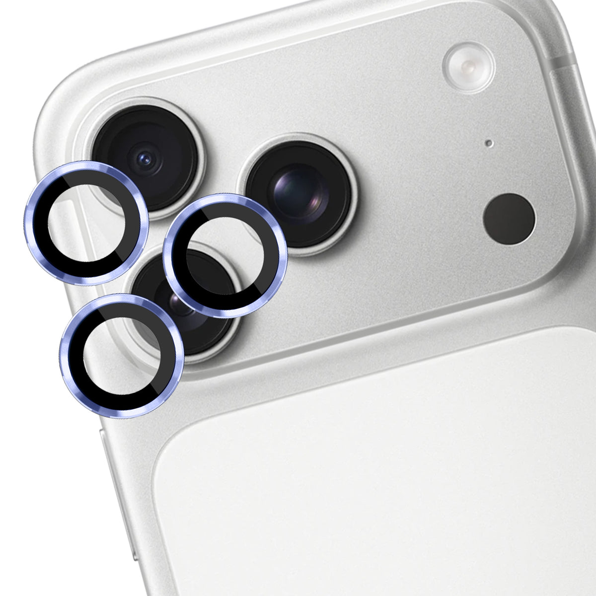 Stiklas objektyvui 3mk Lens Protection Pro, grūdintas, skirtas iPhone 18 Pro / 18 Pro Max – šviesiai mėlynas -- iPhone 18...