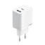 Įkroviklis Oppo OSAB4CB4AE 45W USB-A + USB-C sieninis - baltas -- Cell phone chargers