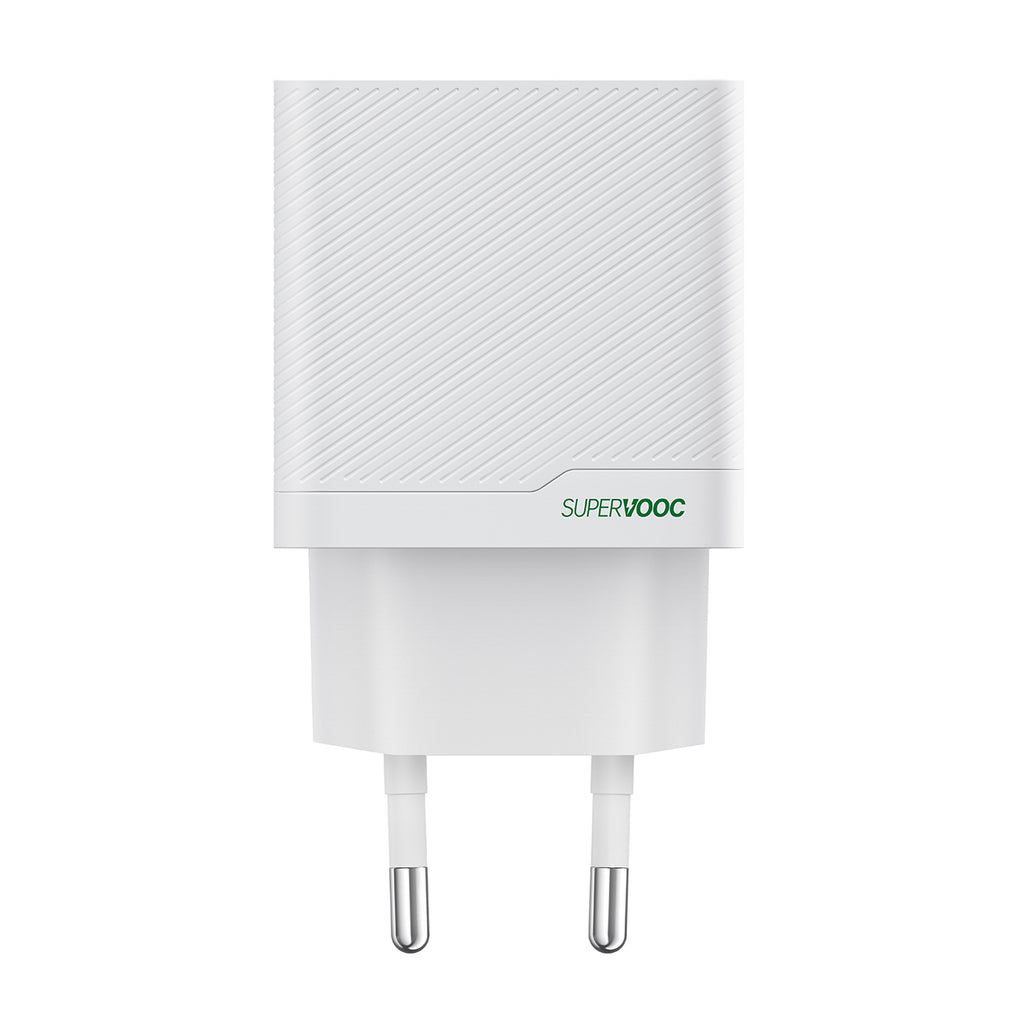 Įkroviklis Oppo OSAB4CB4AE 45W USB-A + USB-C sieninis - baltas -- Cell phone chargers