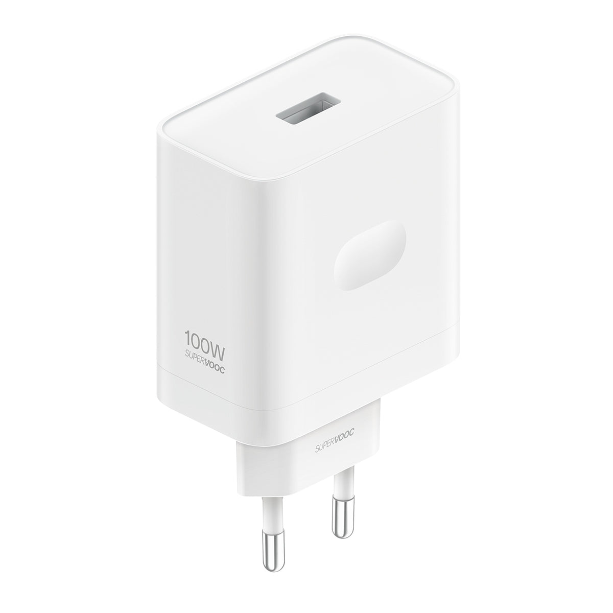 Oppo VCBAOBEH 100W USB-A sieninis įkroviklis su USB-A į USB-C kabeliu - balta -- Cell phone chargers