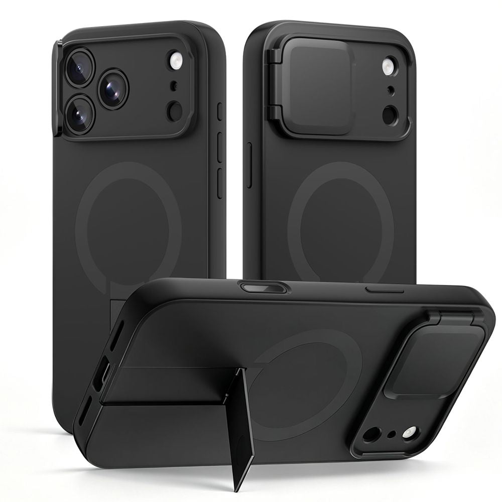 Tech-Protect Kevlar Aura MagSafe dėklas iPhone 18 Pro Max / 17 Pro Max - Juodas -- iPhone 18 Pro Max / iPhone 17 Pro Max