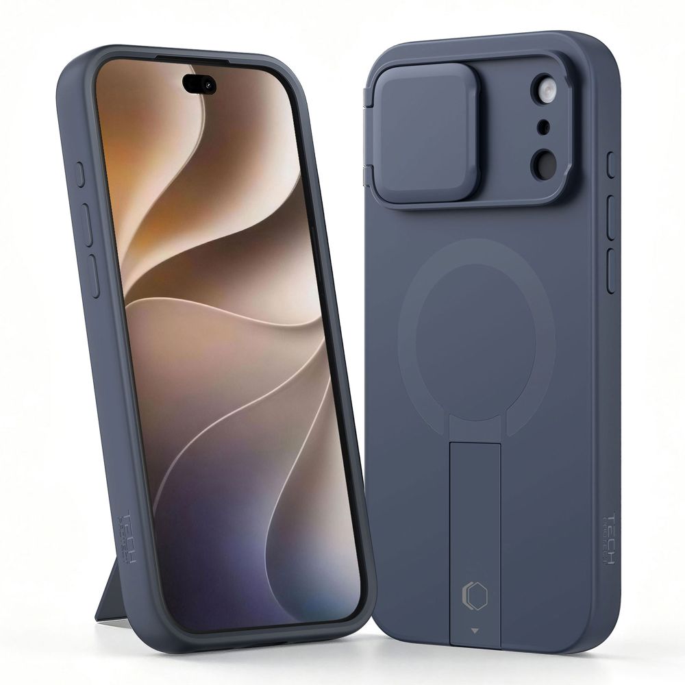 Tech-Protect Kevlar Aura MagSafe dėklas iPhone 18 Pro Max / 17 Pro Max - Tamsiai mėlynai -- iPhone 18 Pro Max / iPhone 17...