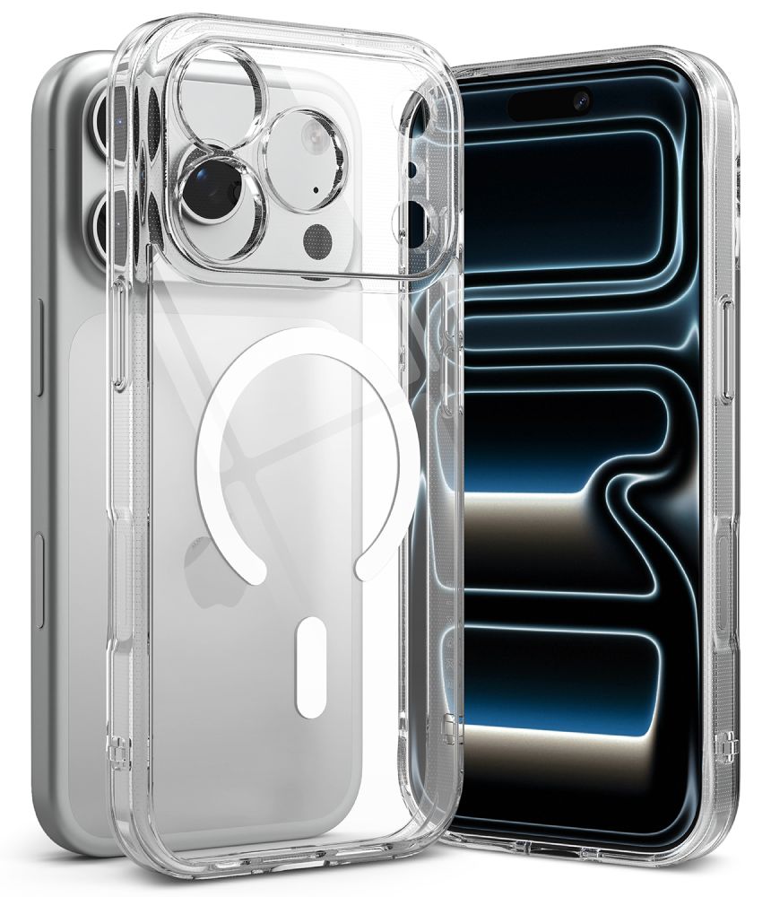Ringke Fusion Magnetic MagSafe dėklas iPhone 18 Pro Max / 17 Pro Max - Skaidri -- iPhone 18 Pro Max / iPhone 17 Pro Max