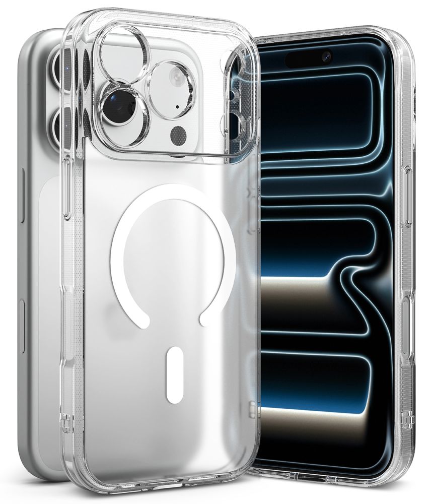 Ringke Fusion Magnetic MagSafe dėklas iPhone 18 Pro Max / 17 Pro Max - Skaidri matinė -- iPhone 18 Pro Max / iPhone 17...