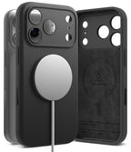 Dėklas Ringke Silicone MagSafe, skirtas iPhone 18 Pro Max - Juodas -- iPhone 18 Pro Max