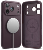 Dėklas Ringke Silicone MagSafe skirtas iPhone 18 Pro Max - tamsi vyšninė -- iPhone 18 Pro Max