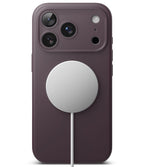 Dėklas Ringke Silicone MagSafe skirtas iPhone 18 Pro Max - tamsi vyšninė -- iPhone 18 Pro Max