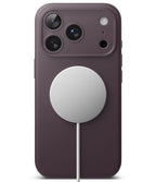 Dėklas Ringke Silicone MagSafe telefonui iPhone 18 Pro - tamsi vyšnia -- iPhone 18 Pro
