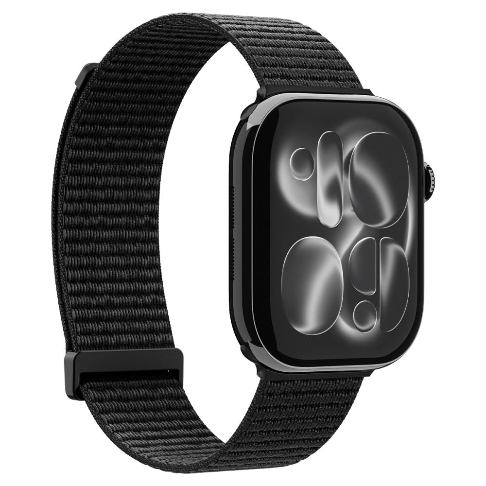 Spigen WBF01 dirželis Apple Watch 44 / 45 / 46 / 49 mm - juoda -- Apple Watch